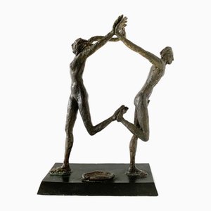 Giuseppe Del Debbio, Dancing Together, Bronze Sculpture