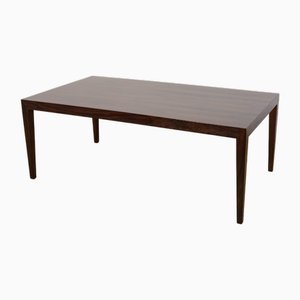 Mid-Century Rosewood Coffee Table by Severin Hansen for Haslev Furniture Carpentry, 1960s