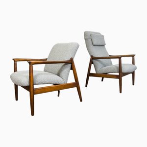 Set of Mid-Century Armchairs GFM-64 by Edmund Homa, 1964