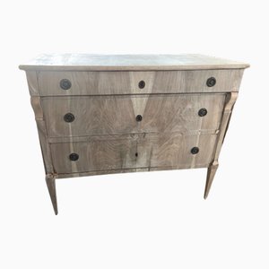 Italian Bleached Walnut Chest of Drawers