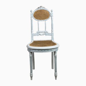 Louis XVI Style Music Chair in Cane