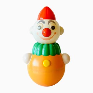 Vaso de payaso Nevalyashka Roly-Poly, años 60