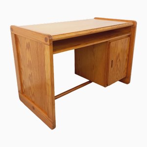 Vintage Double-Sided Pine Desk, 1980s