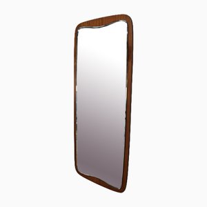 Specchio rettangolare in teak, anni '60