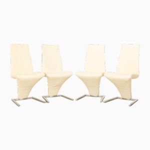 Leather 7800 Chairs from Rolf Benz, Set of 4