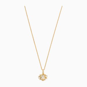 Emblem Motif Necklace by Christian Dior