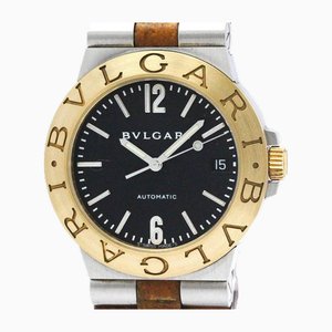 Diagono Sport 18k Gold Steel Automatic Mens Watch from Bvlgari