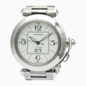 Orologio automatico unisex Pasha C Big Date in acciaio di Cartier