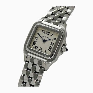 Reloj de cuarzo Panthere SM para mujer de acero inoxidable de Cartier
