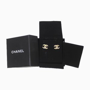 Orecchini Coco Mark dorati di Chanel, set di 2