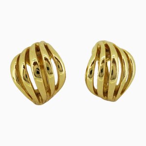 Plated Gold Earrings by Christian Dior, Set of 2