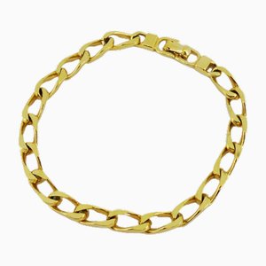 CD de cadena gruesa y brazalete de oro plateado de Christian Dior