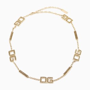 Halskette aus goldenem Metall von Dolce & Gabbana