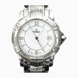 White Dial Date Watch from Fendi