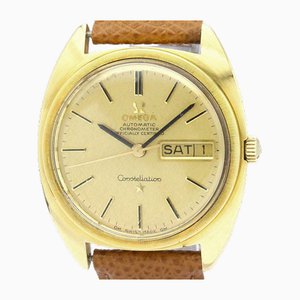 Constellation Day Date Cal 751 18k Gold Automatic Watch from Omega
