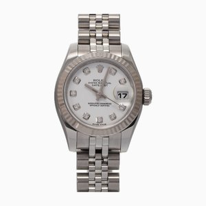 Datejust 10p Diamond 179174g Ladies Ss/Wg Watch from Rolex