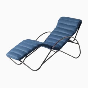 Chaise longue Indochine en azul de Cassina