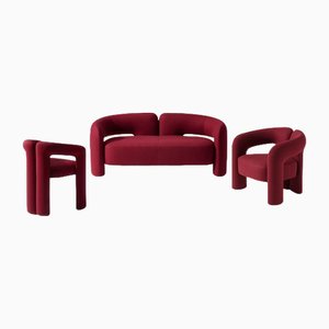 Sofa and Two Armchairs Set by Patricia Urquiola Dudet for Cassina