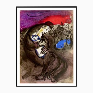 Marc Chagall, Gritos de Jérémie, 1956, Litografía original