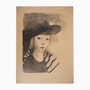 Marie Laurencin, Autoportrait, Lithographie Originale