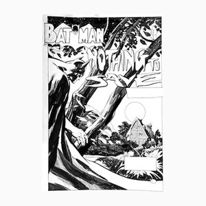 Alessandro Baggi, Batman Cover, Nothing to Save, Indian Ink Illustration