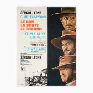The Good, the Bad and the Ugly Französisches Moyenne Filmplakat, 1968