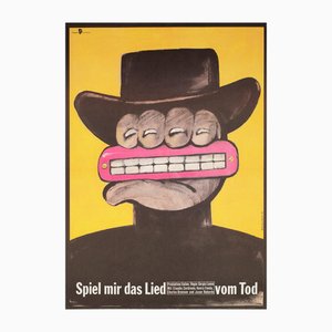 Once Upon a Time in the West East German Film Poster by Thomas Schleusing, 1968