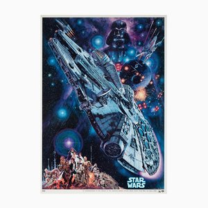 Affiche de Film Star Wars B2 Japonaise par Noriyoshi Ohrai, 1982