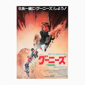 The Goonies Japanese B2 Film Poster by Drew Struzan, 1985