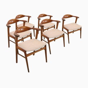 Chaises Modèle 49 Vintage par Erik Kirkegaard pour Høng Stolefabrik, 1960s, Set de 6