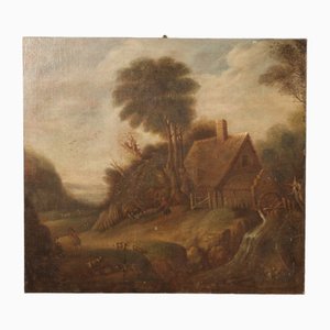 Landschaft, 1830, Öl auf Leinwand