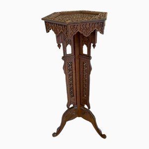 Antique Edwardian Carved Plant Stand, 1900s