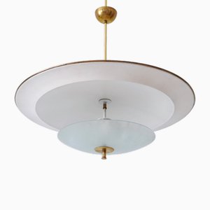 Large Mid-Century Modern UFO Ceiling or Pendant Lamp, Germany, 1950s