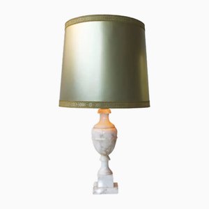 Neoklassizistische Tischlampe aus Marmor, Italien, Frühes 20. Jh.