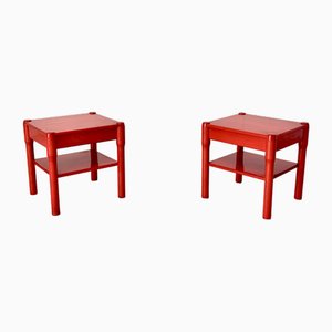 Bedside Tables Mod. Carimate by Vico Magistretti for Cassina, 1960s, Set of 2