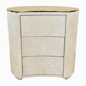 Commodes in Parchment, 1980s, Set of 2