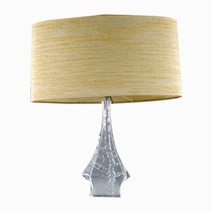 Pine Tree Crystal Table Lamp from Daum, France, 1970s