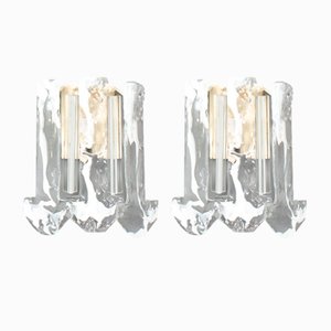 Wall Lights in Murano Glass, 1960, Set of 2