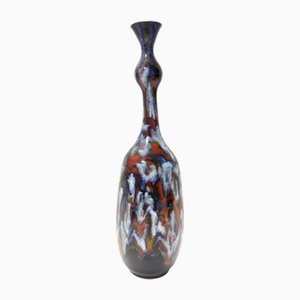 Vase Tulipe Vintage Fait Main en Céramique par Giovanni Poggi pour San Giorgio, Italie, 1950s