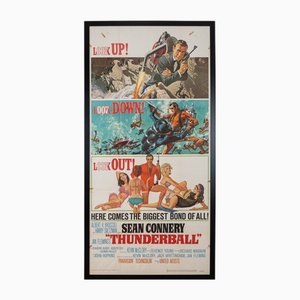 Poster originale degli Stati Uniti di James Bond Thunderball, 1965