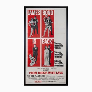 Affiche James Bond de Russie with Love, Éditions États-Unis, 1963
