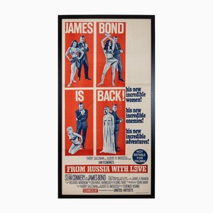 Australian Release James Bond from Russia with Love Poster, 1963