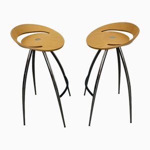 Vintage Bar Stools by Mira Design Group Italia for Magis, Set of 2