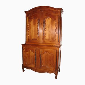 18th Century Louis XV Deux-Corps Buffet in Cherry Wood