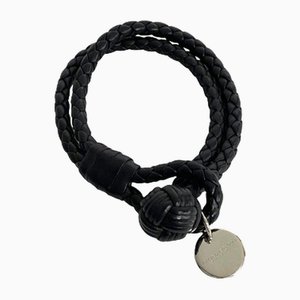 Intrecciato Leather Bracelet from Bottega Veneta
