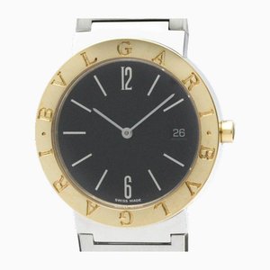 18k Gold Steel Quartz Watch from Bvlgari