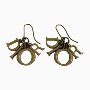 Metal Hook Earrings from Christian Dior, Set of 2