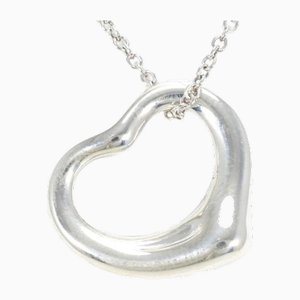Collar de corazón de plata de Tiffany & Co.