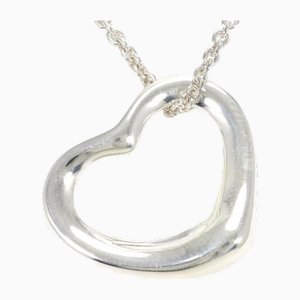 Collar de corazón de plata de Tiffany & Co.