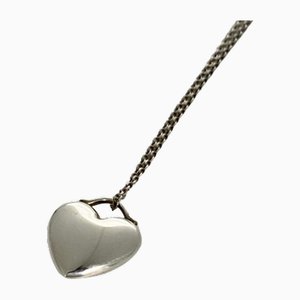Silberne Halskette mit Herzmotiv von Tiffany & Co.